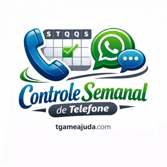 Controle semanas de telefone